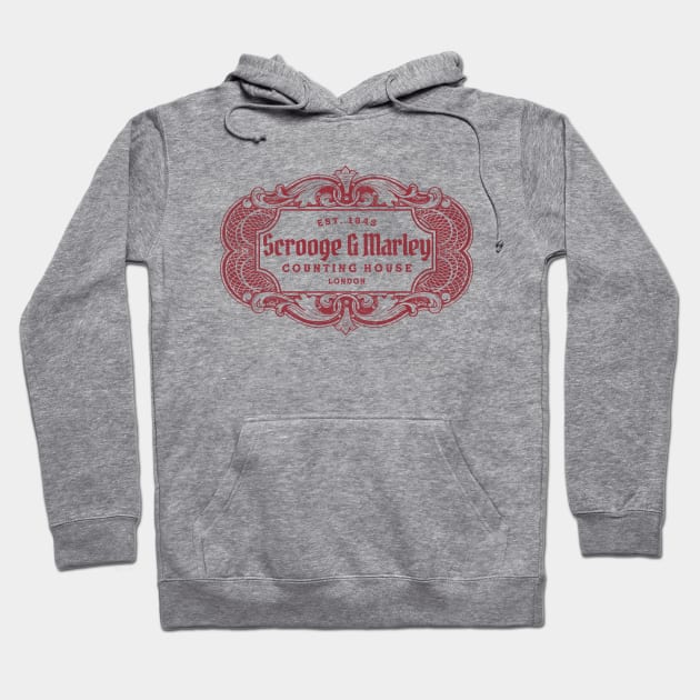 Scrooge & Marley Counting House London - Est. 1843 Hoodie by BodinStreet